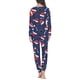 thumbnail image 4 of Conjunto de pijama de manga larga para mujer, ropa de dormir informal, jersey que combina con todo, ropa de estar por casa, regalos de Navidad, envío directo, 2 piezas, 4 of 4