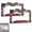 B-2PCS, variant on 250th Anniversary Commemorative License Plate Frame, United States 250 Year American Patriotic Metal Car Tag Holder with Liberty American Flag Fits Standard