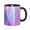 NavyBlue, variant on Gradient Geometric Abstract Coffee Mug Fun Custom Ceramic Mugs 11oz Red