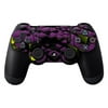 Skin Decal Wrap Compatible With Sony PlayStation DualShock 4 Controller Purple Blocks