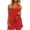 Red, variant on Endives Womens Cami Pajama Sets Home Wear Low Cut Tank Top and Shorts Set Solid Color 2 Piece Pajamas Sets Camisole Lounge Set Sleepwear