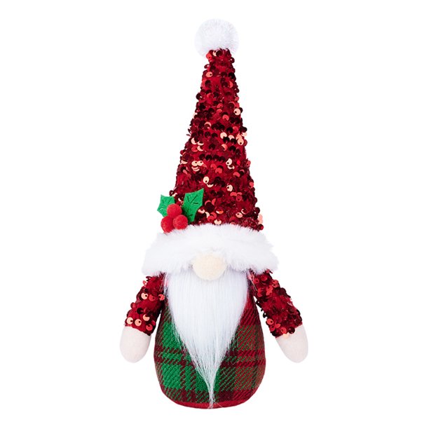 Muñeco de Navidad Inteprter de pelo largo Relleno decoración interior personalizado Tipo 1