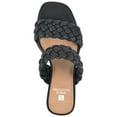 thumbnail image 3 of White Mountain Womens By Far Woven Faux Leather Heels, 3 of 3