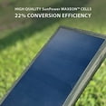 thumbnail image 2 of Cargador de panel solar portátil ELECOM NESTOUT 14W con 2 USB-A, 2 of 7