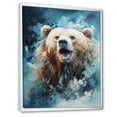 thumbnail image 2 of Designart "Abstract Dynamic Bear" Animals Bear Floater Framed Canvas Prints, 2 of 5