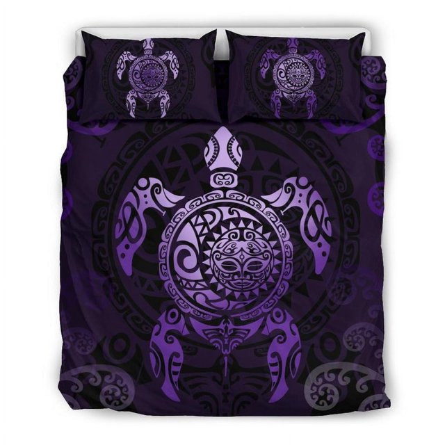 Juego de cama Tortuga Maorí Violeta