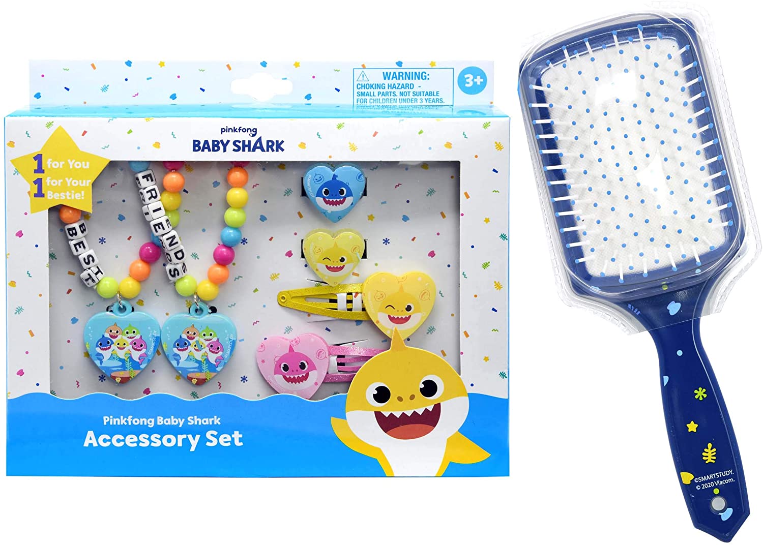 baby shark hair brush