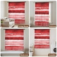 thumbnail image 5 of Red Ombre Semi Sheer Curtains Drapes for Living Room, Bedroom, French Doors Window 108 Inches Long, Modern Abstract Art Farmhouse Rod Pocket Chiffon Curtain Drapery Voile Draperies Panel, 5 of 8