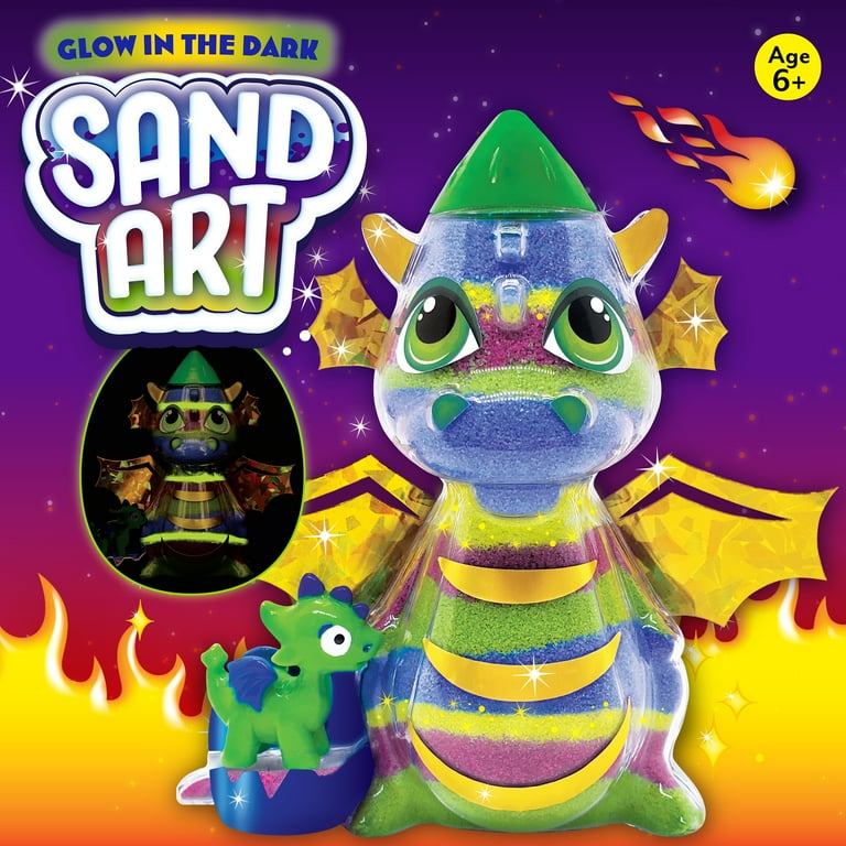Dragon Glow In The Dark Sand Art Dragon Glow In The Dark Sand Art