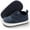 Dark Blue, variant on Baby Boys Girls Oxford Shoes Hard Bottom Lace Up Sneaker PU Leather Moccasin Infant Toddler First Walker Uniform Dress Loafer Shoes 3-18 Months
