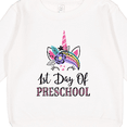 thumbnail image 3 of Inktastic 1st Day of Preschool Unicorn Back to School Toddler Sweatshirt, 3 of 4