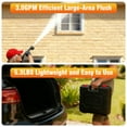 thumbnail image 4 of 900PSI Cordless Pressure Washer, 3.0GPM Portable Power Washer with 6-in-1 Adjustable Nozzle, Power Cleaner with 16.4ft Hose for Cars/Patios, 2 Battery, Charger Included, 4 of 12
