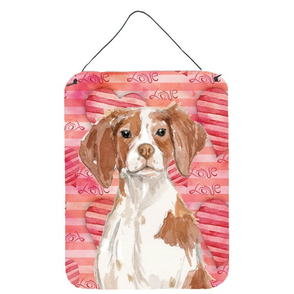 Brittany Spaniel Love Wall or Door Hanging Prints