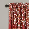thumbnail image 2 of "Lush Decor Gray Modern Flowered Window Curtain Panel Set, 84""L x 52""W + 2"" Header", 2 of 11