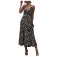 thumbnail image 2 of FcBaudy Robe Sans Manches à Col Rond, Robes d'Été pour Femmes, Robes d'Été à Imprimé Floral Boho Longue Robe de Soirée Robe de Plage Robe d'Été pour Femmes, 2 of 9