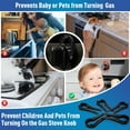 thumbnail image 2 of Gas Stove Knob Lock,stove knob safety covers,Baby Proof Oven Knobs Covers Lock for Child Safety (5 Pack), 2 of 7