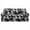Checker Black, variant on 1 2 3 4 Seater Printed Black Sofa Cover Couch Slipcover, Elastic Stretch Armchair / Loveseat / Couch Sectional Sofa Slipcover Furniture with 1 Pillowcase Protector Dog Pet