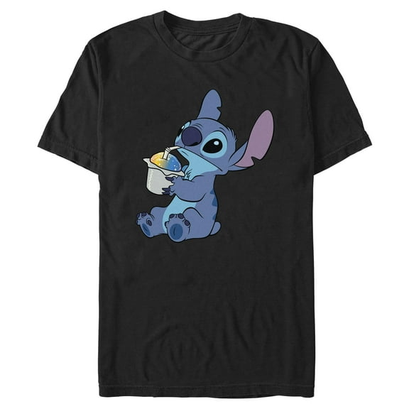 Mens Lilo & Stitch Hawaiian Shaved Ice Stitch T Shirt