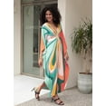 thumbnail image 6 of Women's Plus Size Kaftan Dress – Plus Size Maxi Dress Moo Moos Beach Cover Up,Bathing Suit Cover-Up Loungewear, 6 of 10