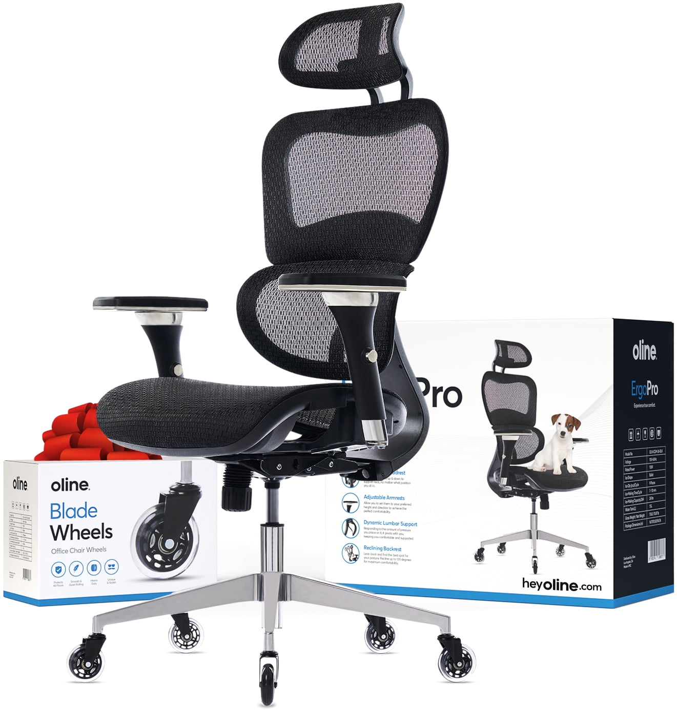 Ergonomic Headrest Home Office 3D Chairs Top Computer Swivel Executive Chair 