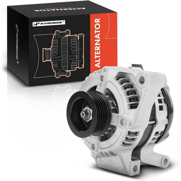 A-Premium Alternator Compatible with Buick LeSabre & Pontiac Bonneville, 2004-2005, V6 3.8L, 12V 140A 6-Groove Pulley Clockwise