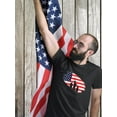 thumbnail image 2 of July 4Th Independence Statue T-Shirt Men -Image by Shutterstock, Male Large, 2 of 4
