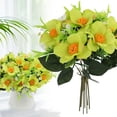thumbnail image 2 of Cosmug Artificial Flowers Cemetery Memorial Bouquet Plastic Silk Flowers for Grave Tombstone Outdoor Decoration Home Table Centerpieces Wedding Decor 1 Bundle of Artificial Flowers, 2 of 9