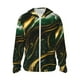thumbnail image 1 of Fotbe Green Marble Chaqueta con Protección Solar UPF 50+ para Hombre y Mujer, Camisa con Capucha y Bolsillos-Medium, 1 of 7