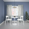 thumbnail image 3 of COSCO Outdoor/Indoor Stacking Resin Chair with Ribbon Back, 2-Pack, White, 3 of 13