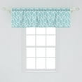 thumbnail image 2 of Ambesonne Rustic Valance Pack of 2, Rural Meadow Farmhouse, 54"X18", Pale Blue White, 2 of 2