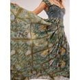 thumbnail image 4 of Sunloudy Vestido estampado floral bohemio para mujer, vestido maxi con mangas abullonadas, vestidos de verano para novia Sunloudy moda, 4 of 6