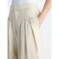 thumbnail image 4 of Free Assembly Women's and Women's Plus High Rise Wide Leg Pleated Culotte Pants, Sizes XS-XXL, 4 of 5