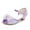 Purple, variant on UngA Sandals for Kids Girls Girls Sandals Open Toe Cute Flats Dress Sandals Strappy Summer Shoes Toddler/Little Kid/Big Kid Flower Girl Sandals(Pink,Size 2)