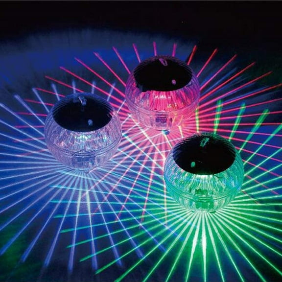 Weekend Solar Powered Waterproof LED Floating Pool Light