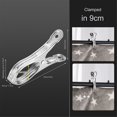 thumbnail image 3 of pinzas de metal para ropa, pinzas para cubrir filas, pinzas de acero inoxidable para toallas de piscina, pinzas para sillas para toallas de playa, como se muestra, 3 of 5
