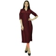 thumbnail image 1 of Phagun Kurta en Rayonne Abstraite Bollywood Designer Robe Ethnique Tunique Kurti, 1 of 2