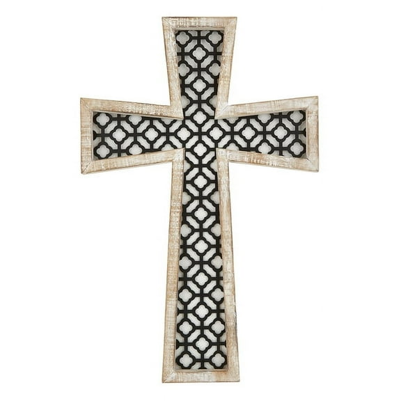Wall Cross-Arabesque Wood/Iron (Other)