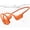 ORANGE, variant on Doogee Bone Conduction Headphone, IP68 Waterproof Swimming Headphones Wireless Bluetooth 5.4, Dual Drivers, Bone Air Conduction, Sport Open-Ear Headphones for Swimming, Running, Cycling