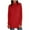 Red, variant on WXLWZYWL Tunic or Tops to Wear with Leggings for Women Turtleneck Long Sleeve Shirts Loose Fitted Blouses with Thumb Holes