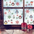 thumbnail image 2 of Walplus Self Adhesive Bubble Christmas Friends and Colorful Snowflakes Window Home Decor Wall Decals 35.44" x 35.44", 2 of 5