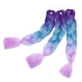 thumbnail image 2 of Ombre Jumbo Braiding Hair Extensions High Temperature Synthetic Ombre Twist Colored Hair, 2 of 6