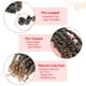 thumbnail image 3 of MISUD Press On Nails - Uñas postizas largas de ataúd con purpurina dorada, diseño de bailarina acrílica, lentejuelas brillantes, 24 piezas, 3 of 5
