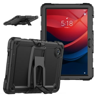 Junfire Shockproof Case For Lenovo Tab M9 2023 - Rugged With Built-in Screen Protector, Kickstand & Strap