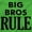 Apple, variant on Big Brothers Rule Oldest Bro Funny Bodysuit Jumper Boys Infant Baby Brisco Brands 12M