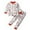 Red-b, variant on HNMKIU Boys Train Print Pajama Set Two Piece Long Sleeve Sleepwear Outfit for Toddlers and Kids Grey,2-3 Years