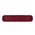 thumbnail image 2 of Doghiosgha Satin Ruffle Table Runner Wedding Bridal Shower Birthday Dinner Table Decor, 11.8x47.2 Inch, Red, 2 of 6
