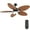 Light Brown, variant on PHORUS 50" Tropical Ceiling Fan with Light and Remote/APP, Outdoor Waterproof Palm Leaf Ceiling Fan, 6 Speeds Quiet DC Motor, Wet Rated for Patio, Porch, Brown