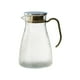 thumbnail image 2 of Jarra de Agua Fría de Plástico con Tapa de Acero Martillado Amarillo | Tetera de Flores de 1500 Ml | Botella para Zumo | 21 X 8,5 Cm | Hlh251025001Ye, 2 of 6