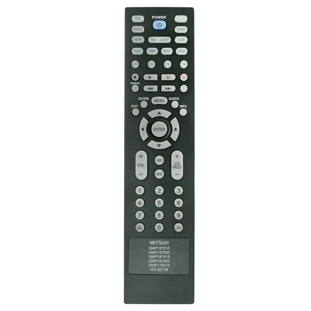 Mitsubishi Remote Control Tv New 290P187A20 290P187020 Replaced Remote for MITSUBISHI TV LT-40164 LT