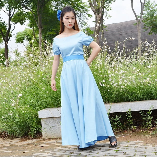 Peter Pan PeterPan Wendy Vestido largo Rachel cos Traje Escape Halloween cosplay Disfraz